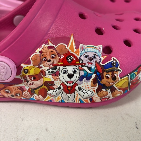 Crocs FunLab Paw Patrol Band Kids Clog - Fuchsia Size 7 - Picture 15 of 15